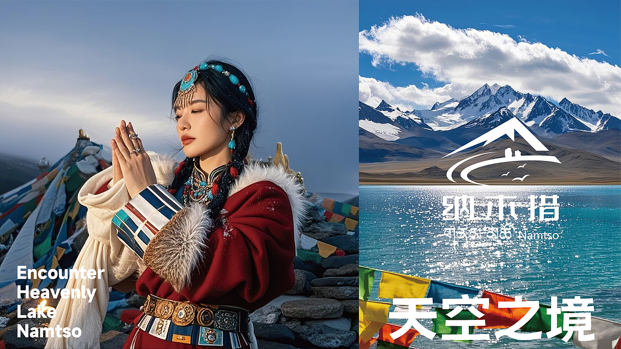 遇见▪天湖纳木措( Lake Namtso)品牌视觉设计