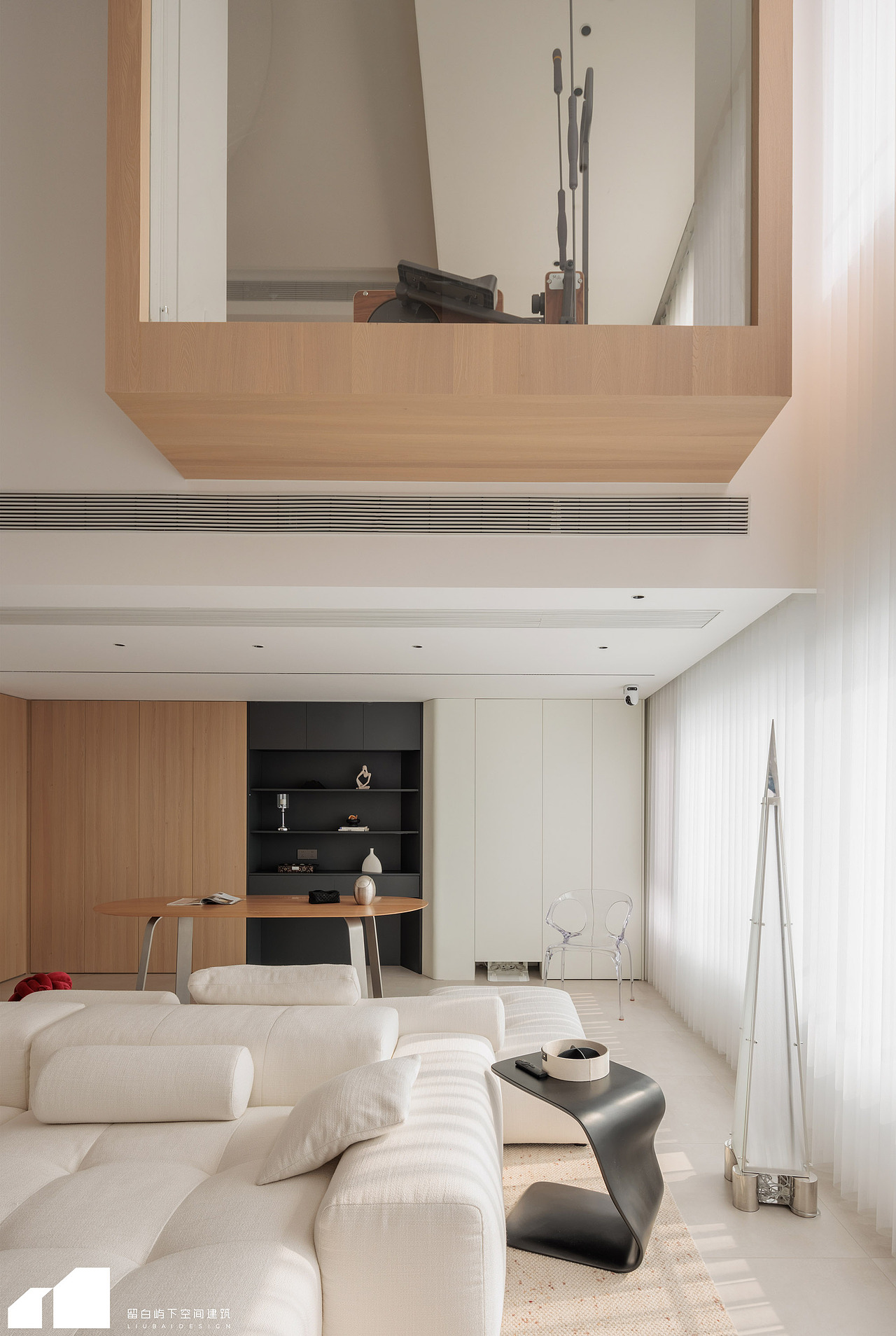留白·私宅 ｜婉风｜顶层复式，打造理想慢生活（图ZMzg1OTY1MTE2） - 家装设计 - 站酷设计师留白屿下空间建筑原创素材 - 站酷ZCOOL