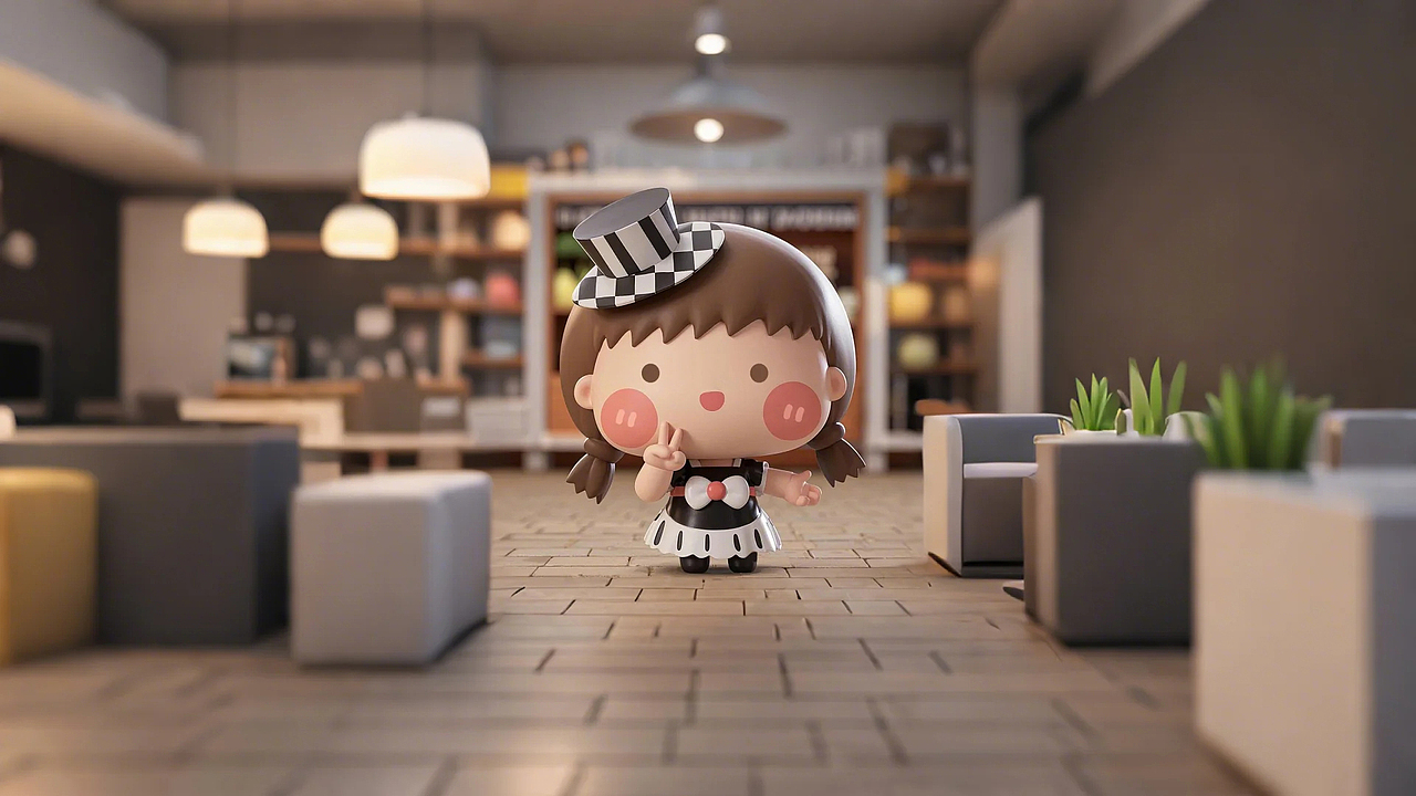 软萌可爱妹纸Kiki手机电脑壁纸