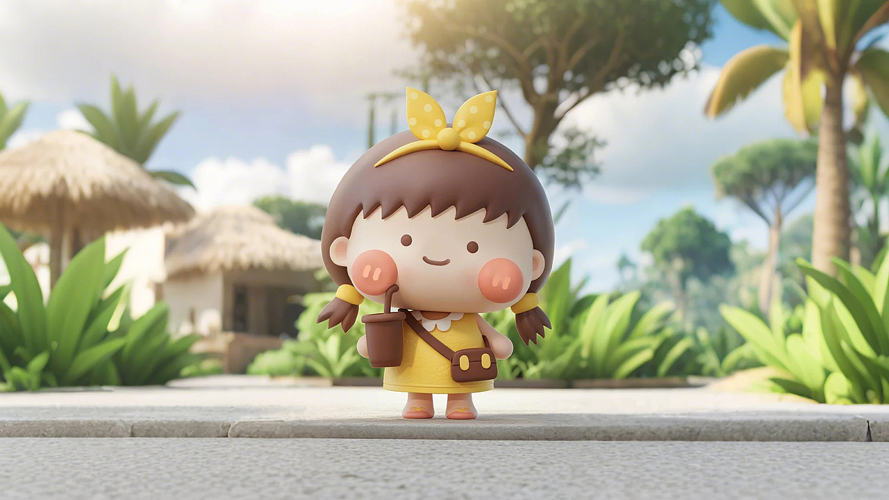 软萌可爱妹纸Kiki手机电脑壁纸