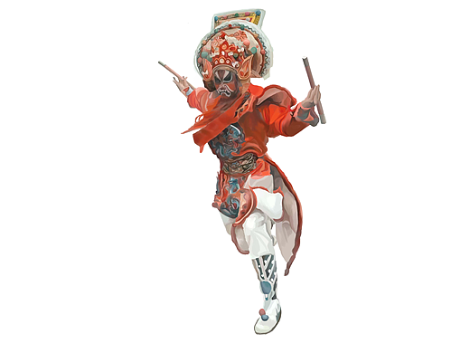 《轻工水上漂》（个人主页-ZNzE0MzMyMjQ=） - 艺术插画 - 站酷设计师AuroKing原创素材 - 站酷ZCOOL