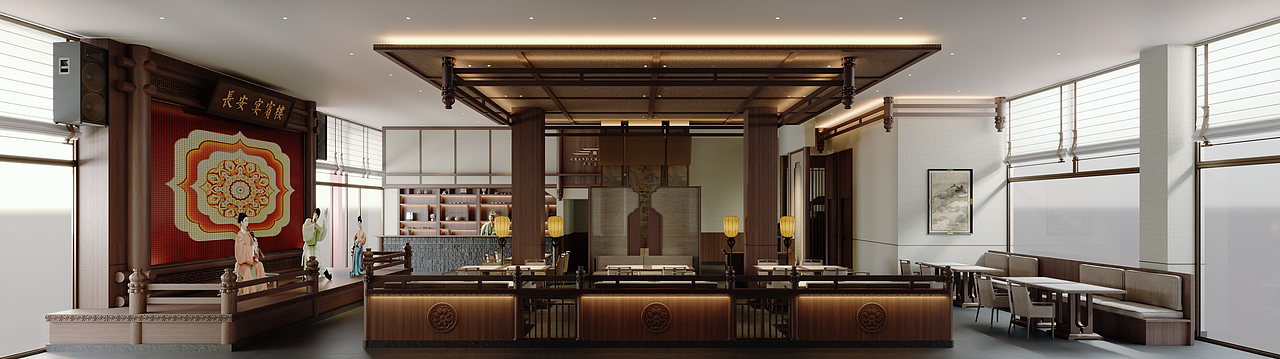 乌兹别克 长安大饭店（图ZMzg1OTgzMTM2） - 酒店餐饮设计 - 站酷设计师来自于北原创素材 - 站酷ZCOOL