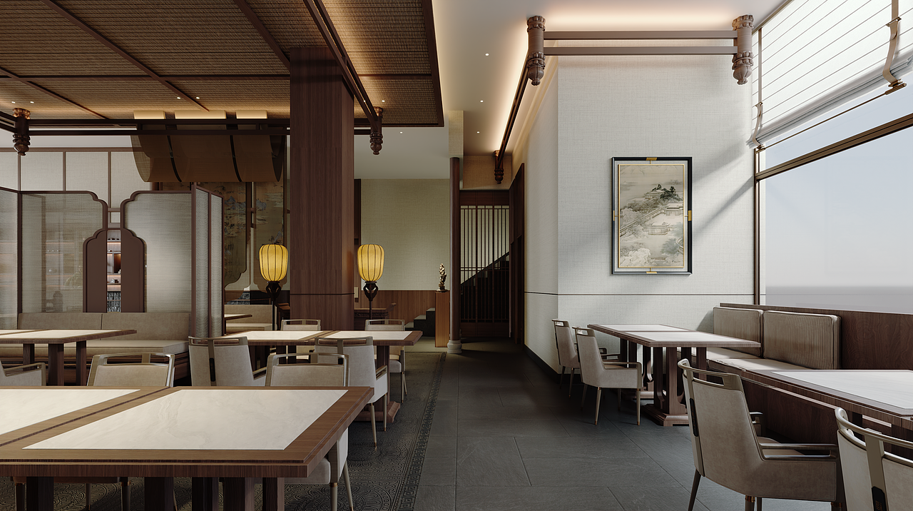 乌兹别克 长安大饭店（图ZMzg1OTgzMTI4） - 酒店餐饮设计 - 站酷设计师来自于北原创素材 - 站酷ZCOOL