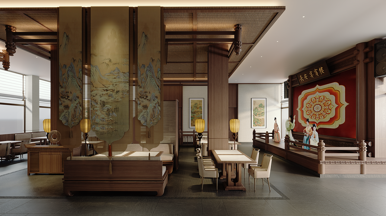乌兹别克 长安大饭店（图ZMzg1OTgzMTQ4） - 酒店餐饮设计 - 站酷设计师来自于北原创素材 - 站酷ZCOOL