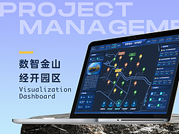 数智金山-经开园区可视化大屏设计