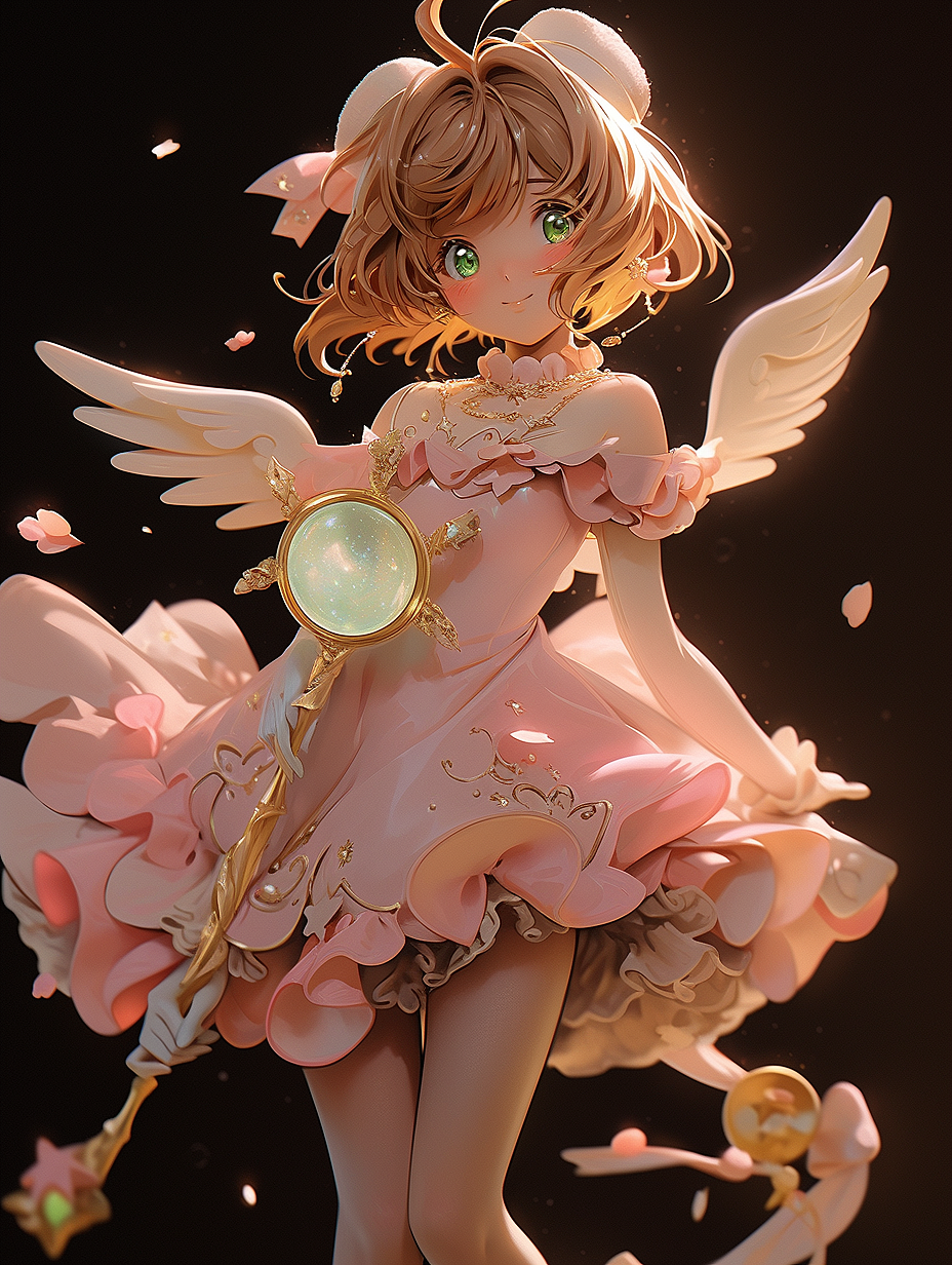 AIGC IP插画创作-魔卡少女樱篇