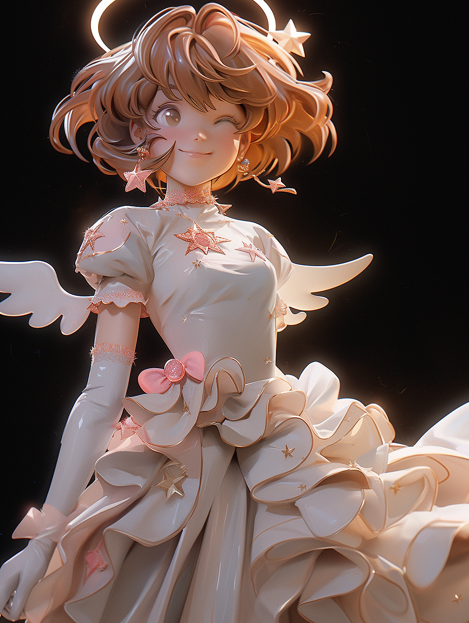 AIGC IP插画创作-魔卡少女樱篇