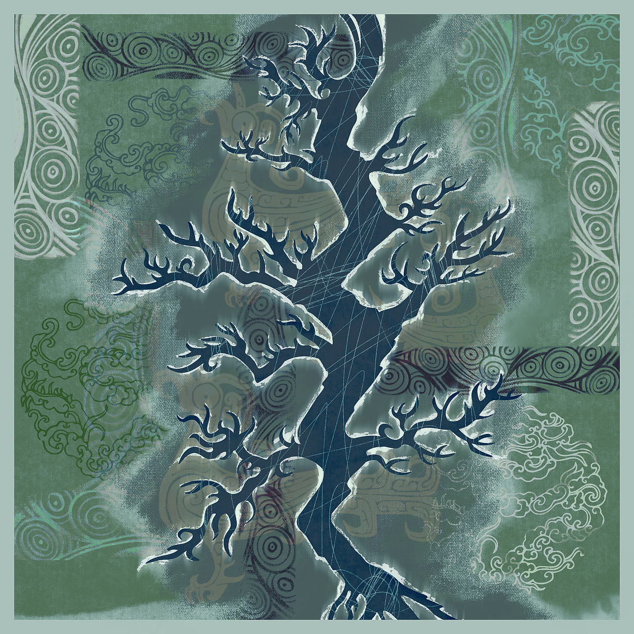 黄河流域纺织非遗纹样设计