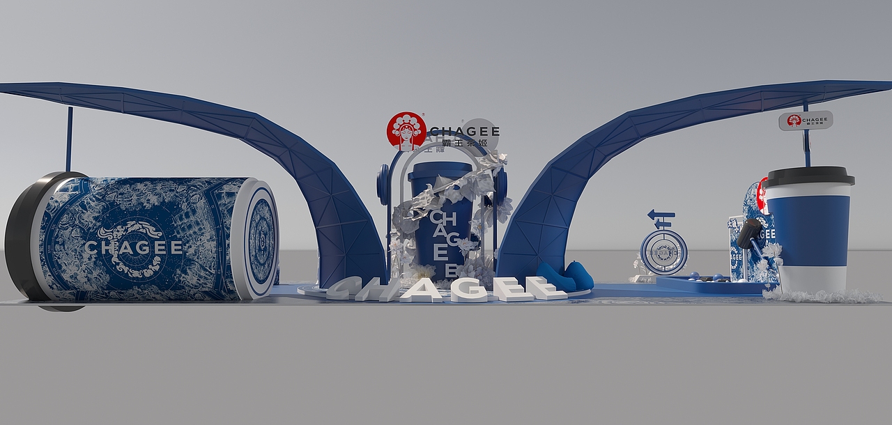 霸王茶几音乐节展台