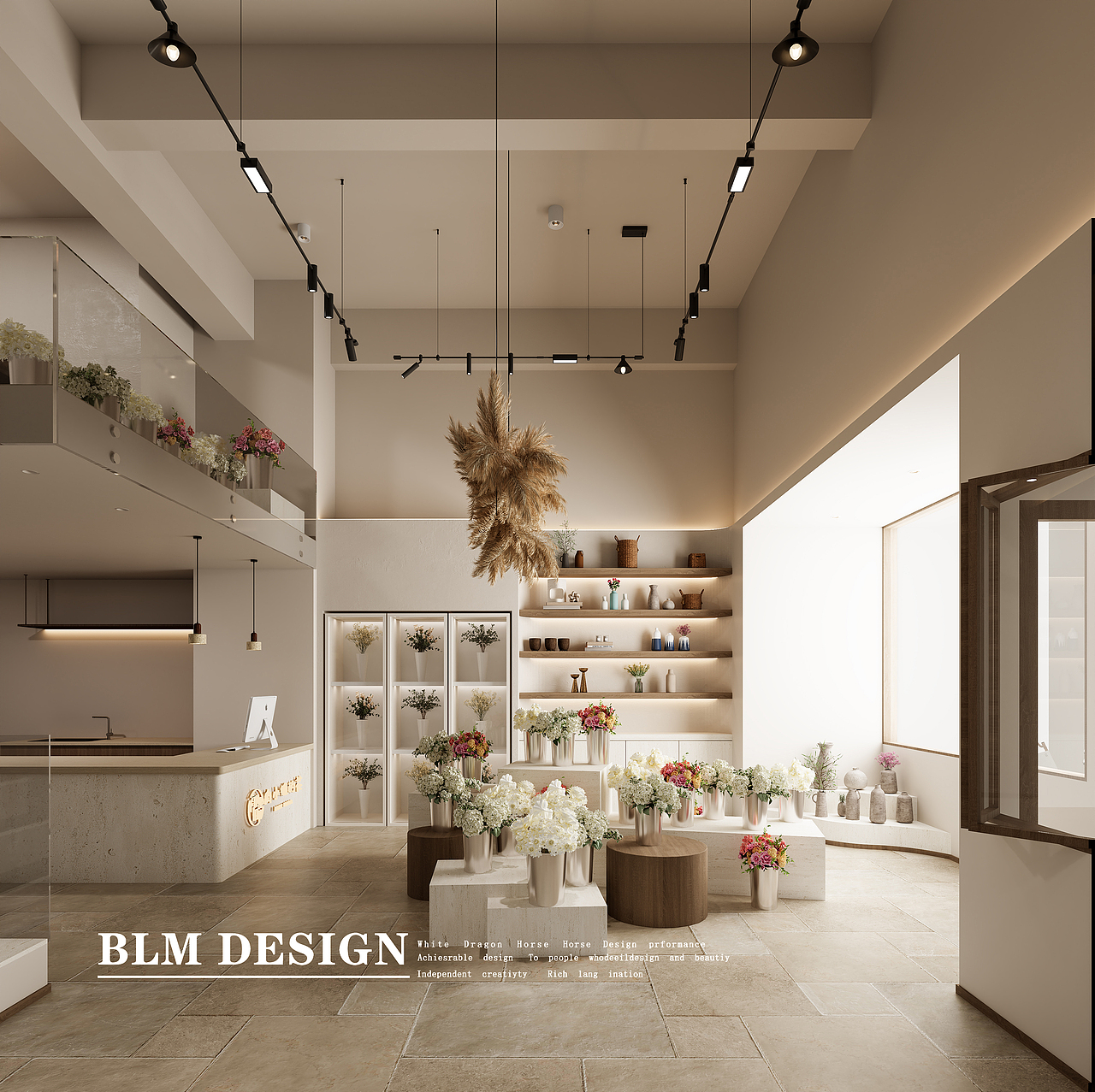 花店-白龙马效果图