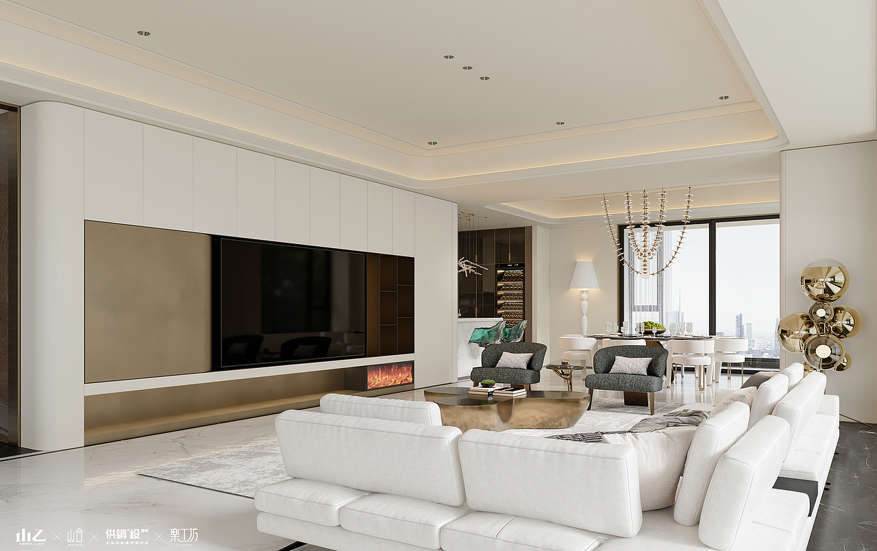 山乙建设丨运达滨河广场精装改造（图ZMzg2MDA1NjAw） - 家装设计 - 站酷设计师山乙建设原创素材 - 站酷ZCOOL