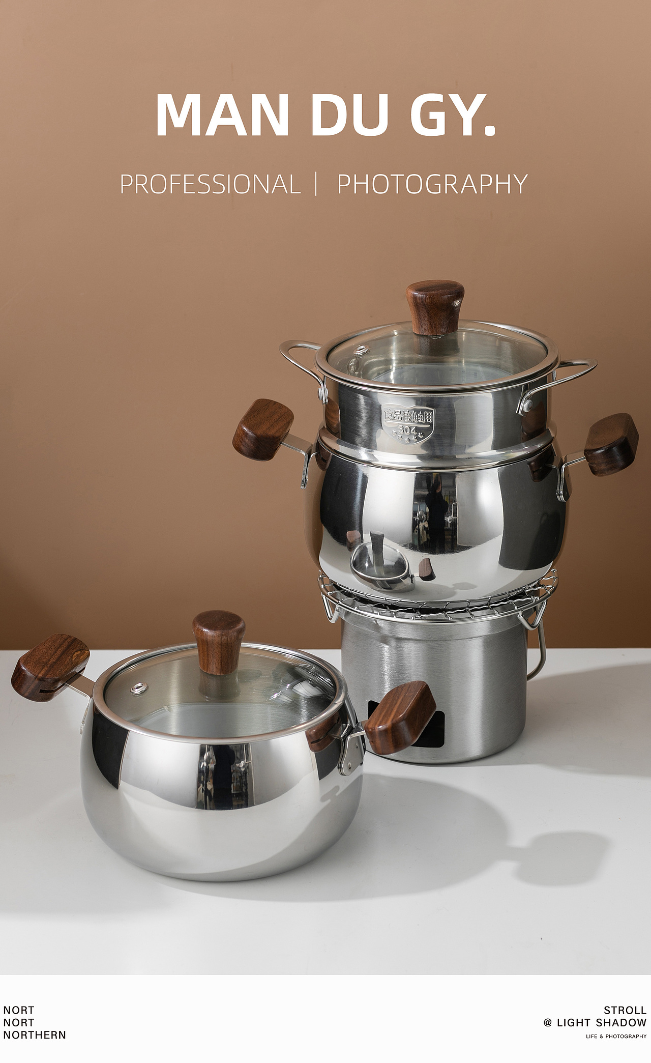 南京摄影|产品拍摄| 不锈钢迷你把手加厚辅食锅泡面锅（图ZMzg2MDE1Njc2） - 产品摄影 - 站酷设计师漫渡光影原创素材 - 站酷ZCOOL