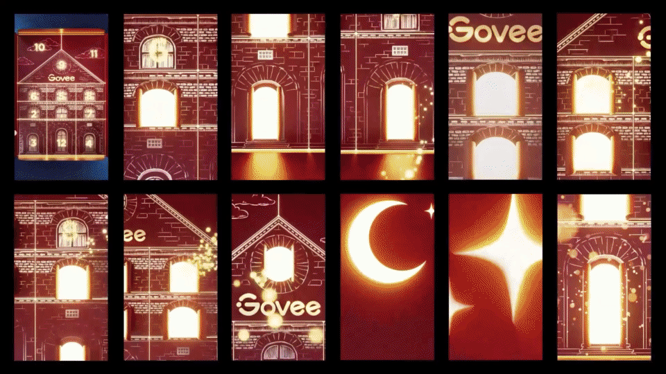 12 Days -Govee Christmas Countdown calendar GIF