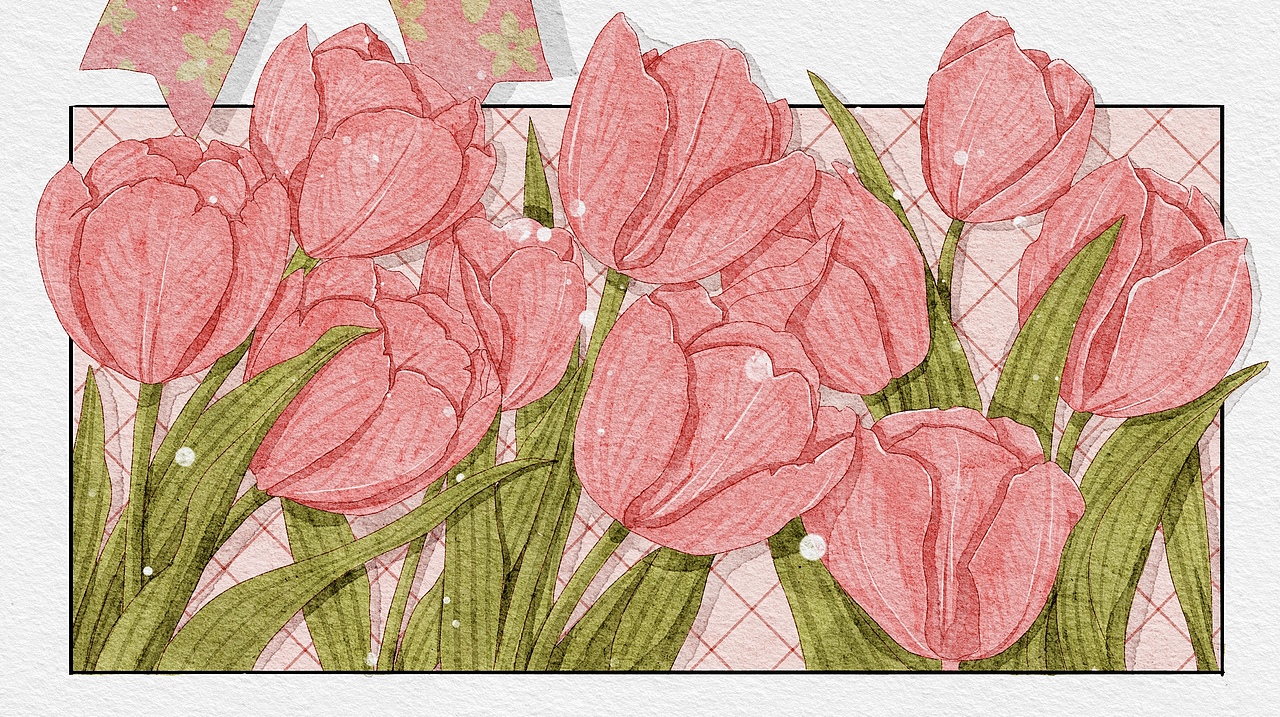 原创分镜插画｜粉色午后（图ZMzg2MDQxOTQ4） - 艺术插画 - 站酷设计师水酒插画原创素材 - 站酷ZCOOL