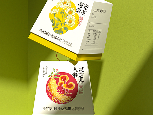 草本原色亳州特色农产品包装设计