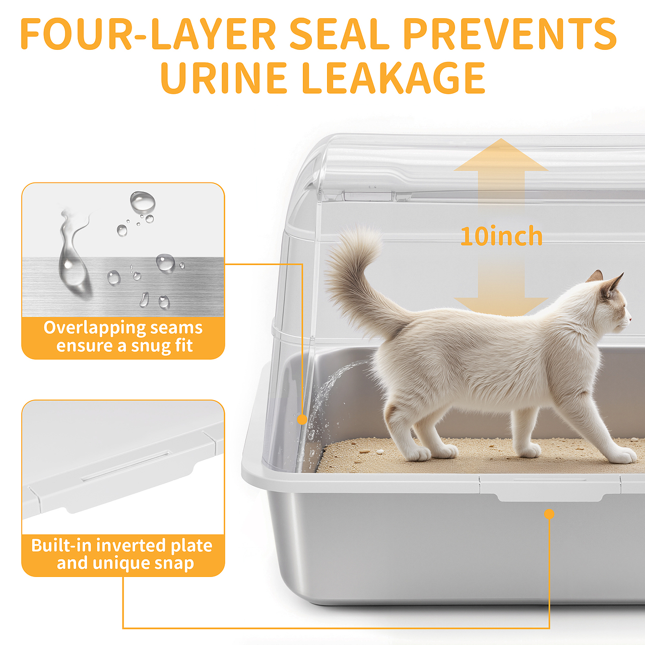 亚马逊-不锈钢猫砂盆（图ZMzg2MDQ0NzYw） - AI作品 - 站酷设计师幸存者日记原创素材 - 站酷ZCOOL