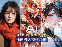 Ai作图-人物与插画作品集