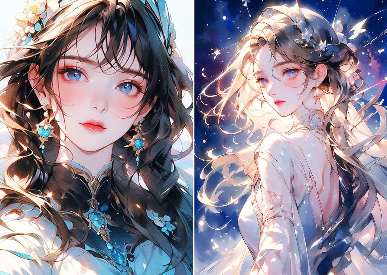 Ai作图-人物与插画作品集