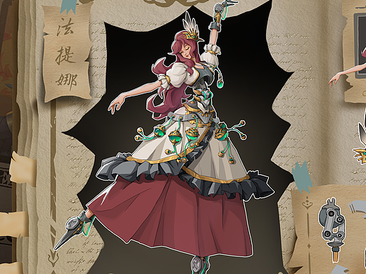 欧美卡通--科沃斯--舞女