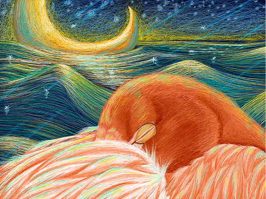 沉睡（個人主頁-ZNzE0NDI4OTI=） - 商業(yè)插畫 - 站酷設(shè)計師叮當(dāng)DD原創(chuàng)素材 - 站酷ZCOOL