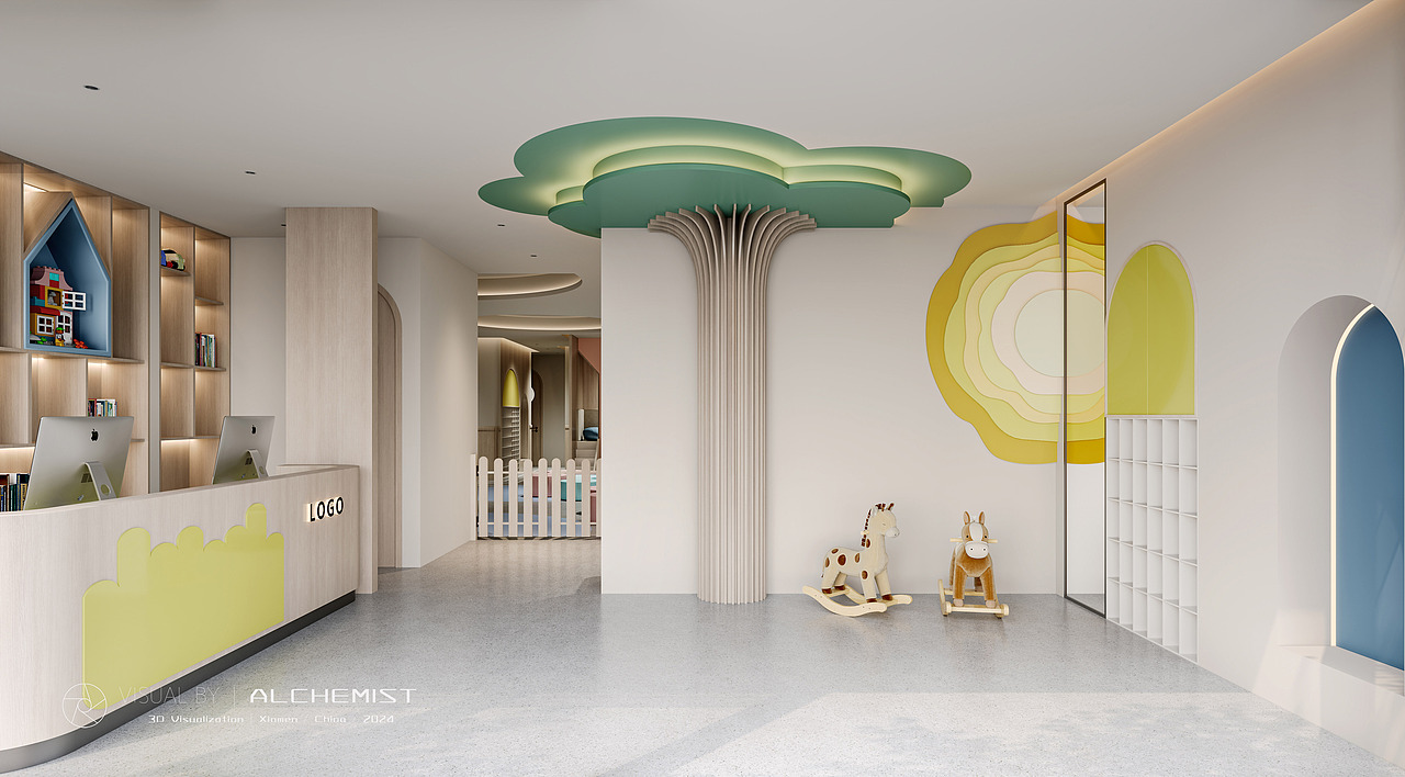 XX教育 | 三维效果图商业案例分享