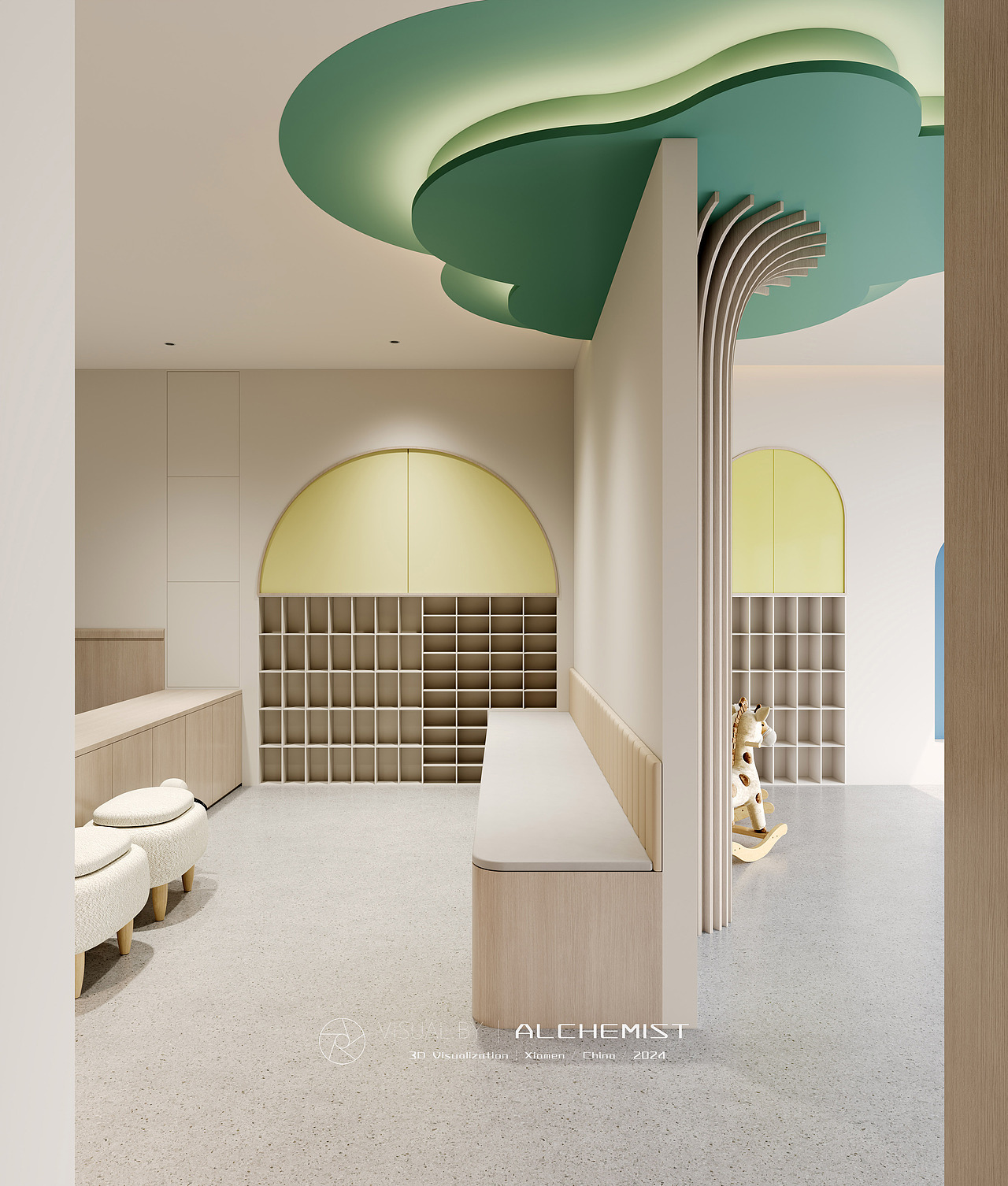 XX教育 | 三维效果图商业案例分享