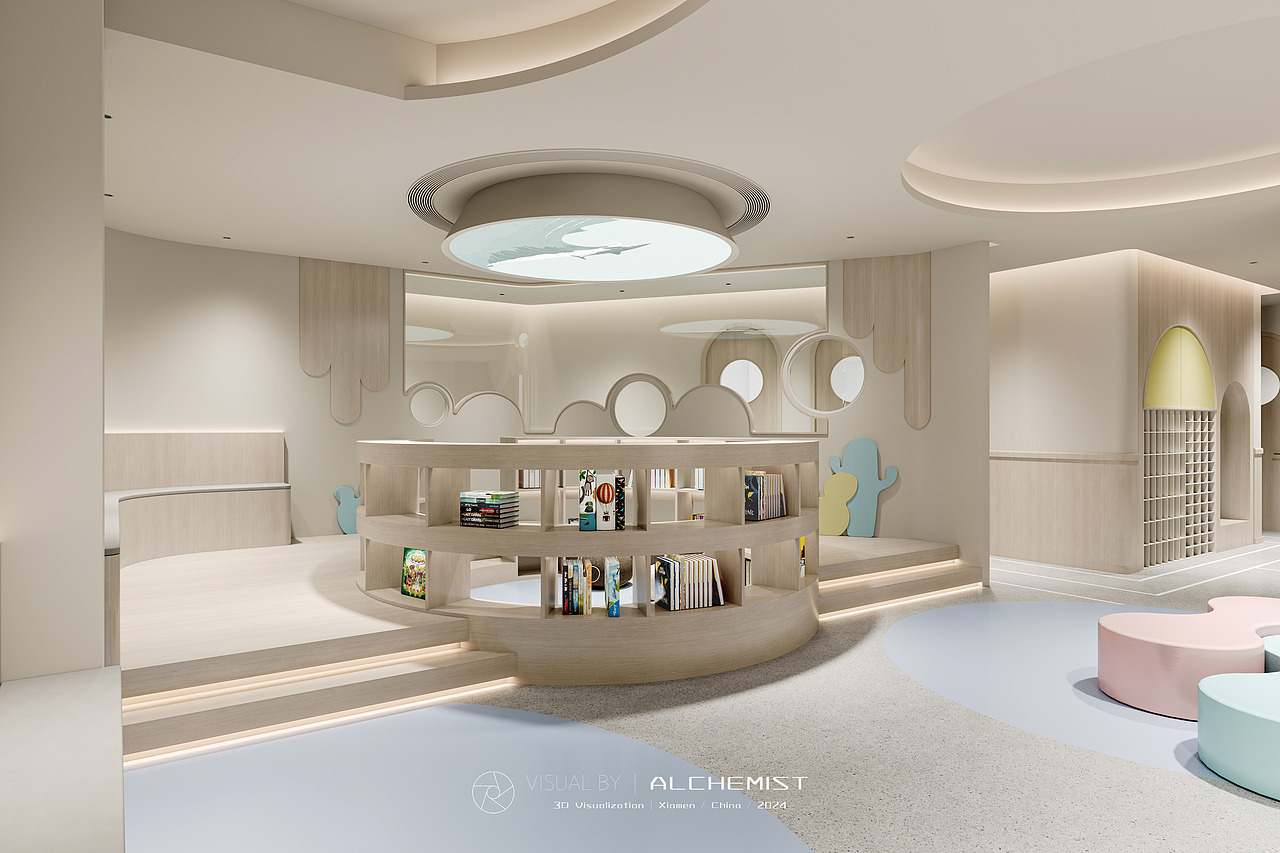 XX教育 | 三维效果图商业案例分享