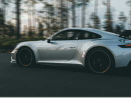 UE5 汽车动画 Porsche 911 GT3