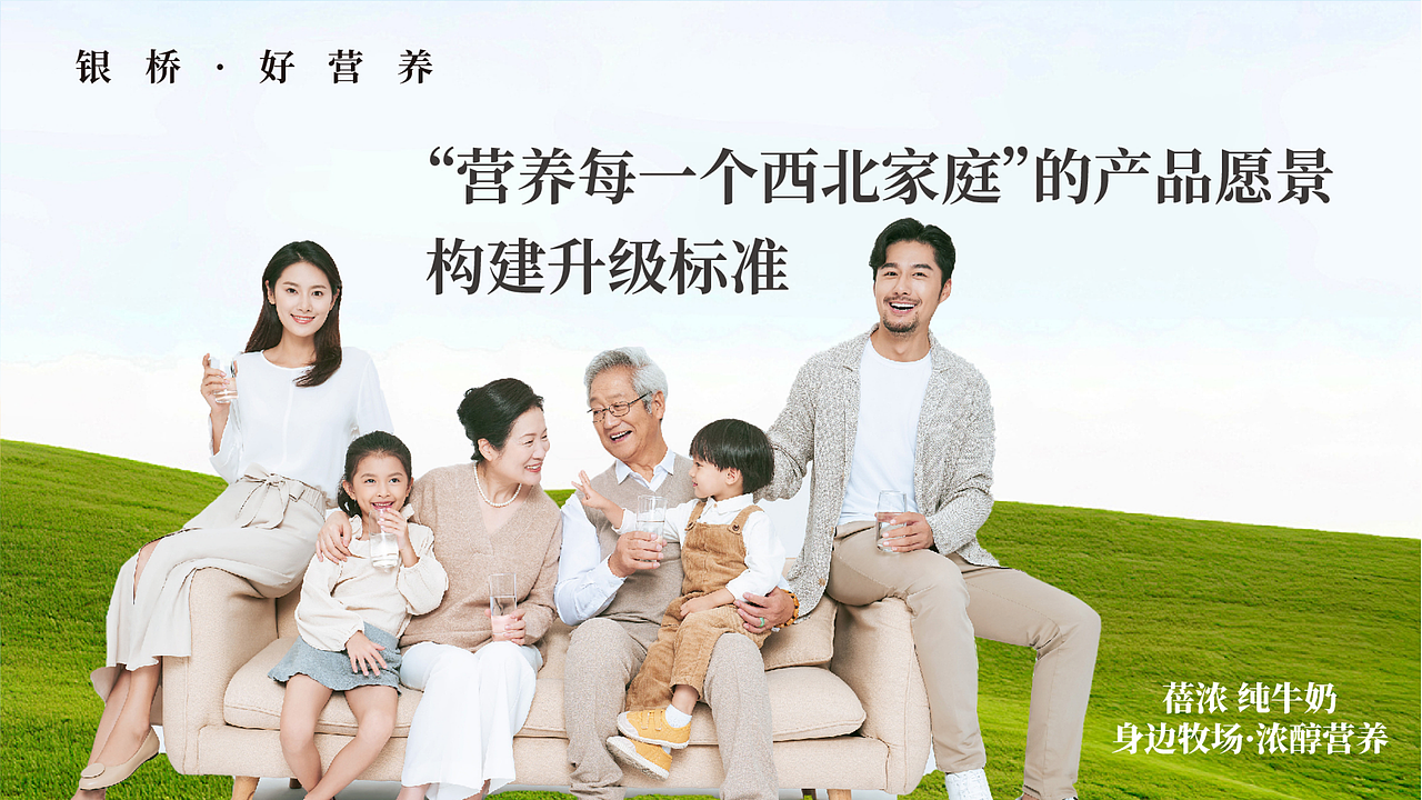 银桥“蓓浓”纯牛奶常温枕型装