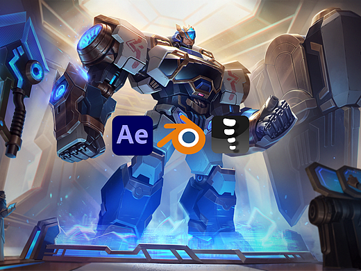 SPINE立绘动画机甲