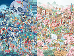 中国风商业插画