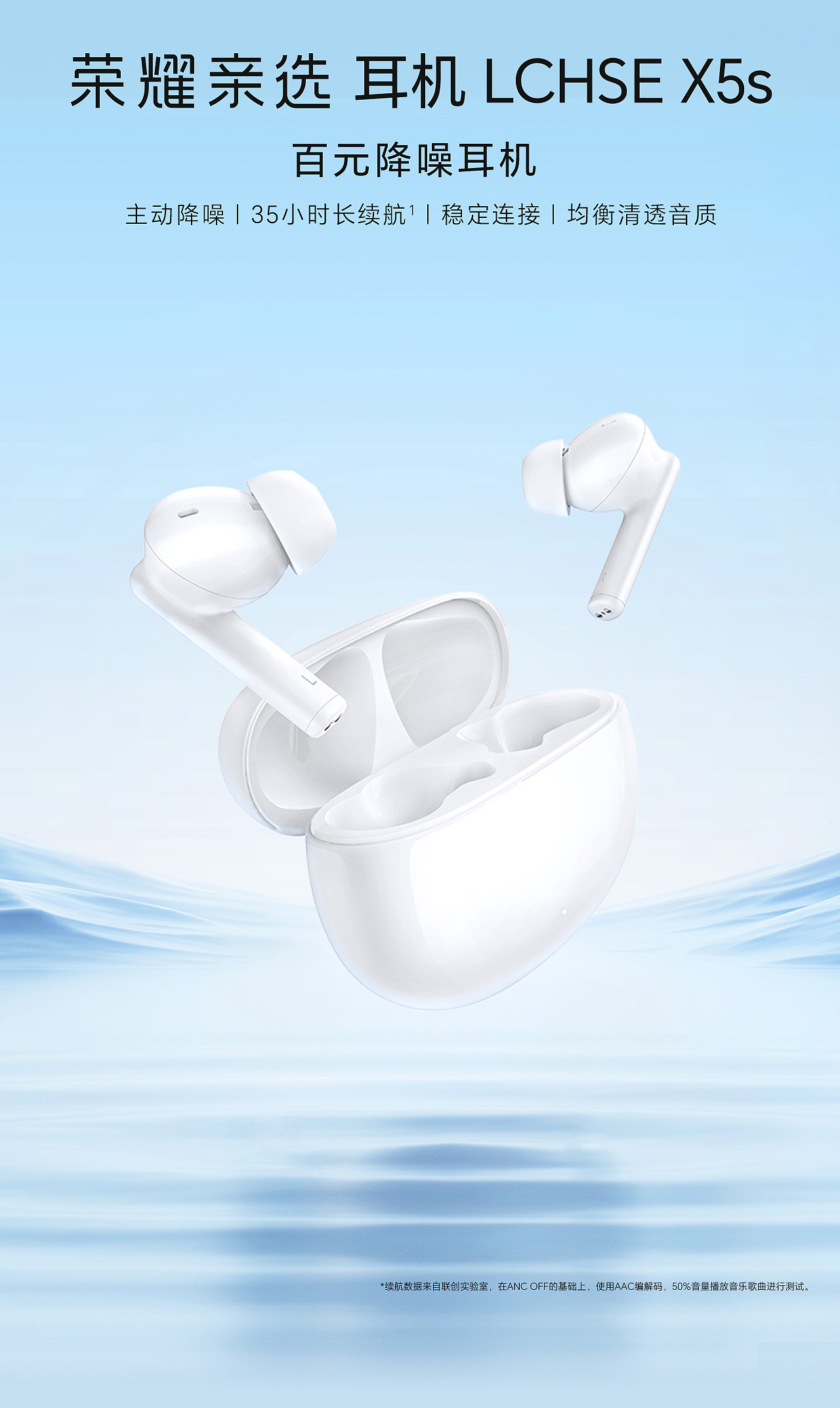 爆品视觉全案/荣耀亲选LCHSE X5s 耳机