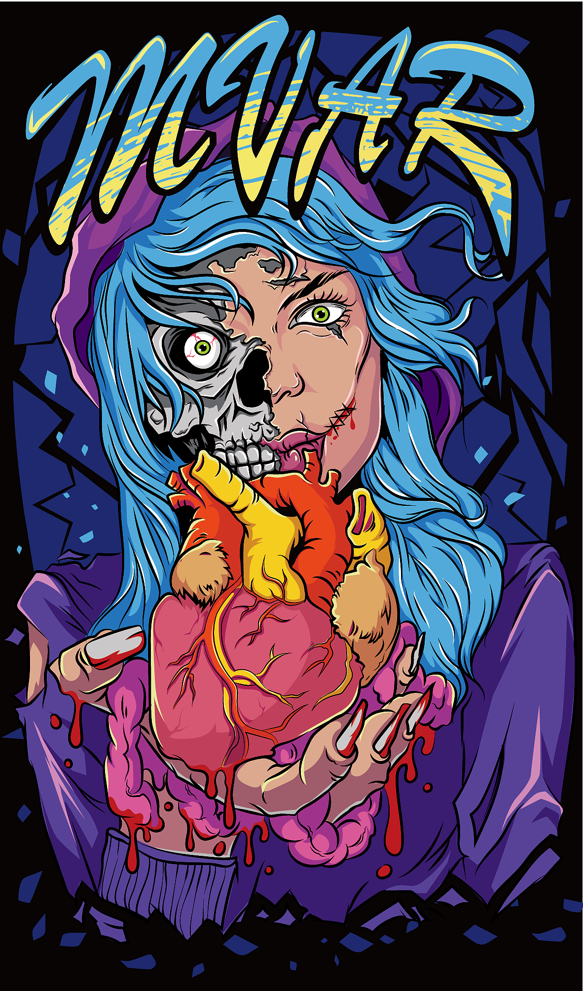 插画作品-骷髅系列（图ZMzg2MTE5Njcy） - 文案/策划 - 站酷设计师哈米瓜甜原创素材 - 站酷ZCOOL