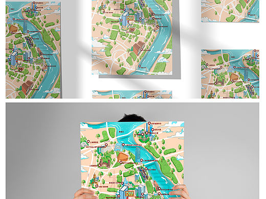 地图设计丨景区旅游地图