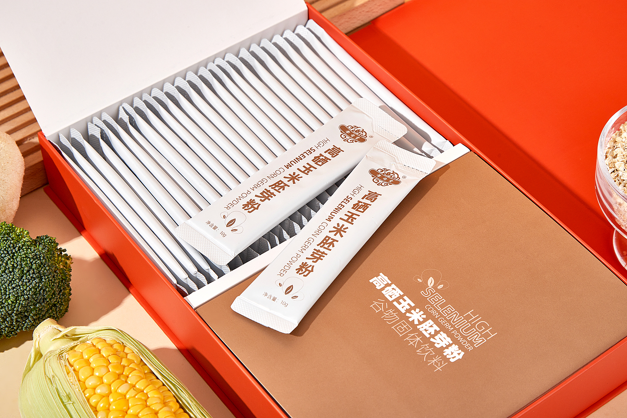 包裝設(shè)計(jì)-高硒玉米胚芽粉（圖ZMzg2MTI0ODky） - 包裝 - 站酷設(shè)計(jì)師Z54060137原創(chuàng)素材 - 站酷ZCOOL