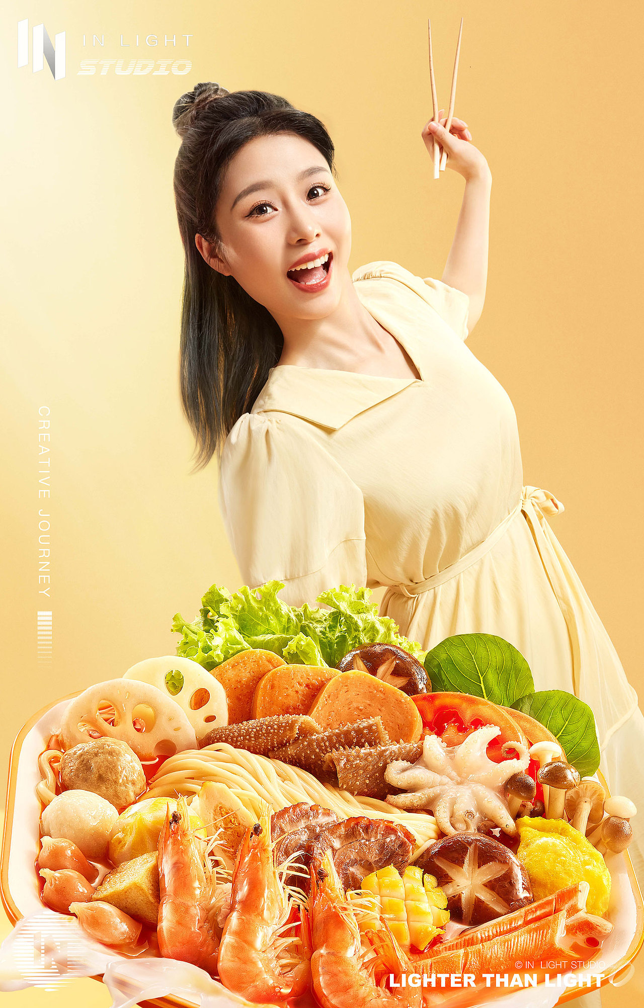 食品海报拍摄 | 张亮麻辣烫 ✖ IN LIGHT光合（图ZMzg2MTQzMTc2） - 美食摄影 - 站酷设计师INLIGHT光合原创素材 - 站酷ZCOOL