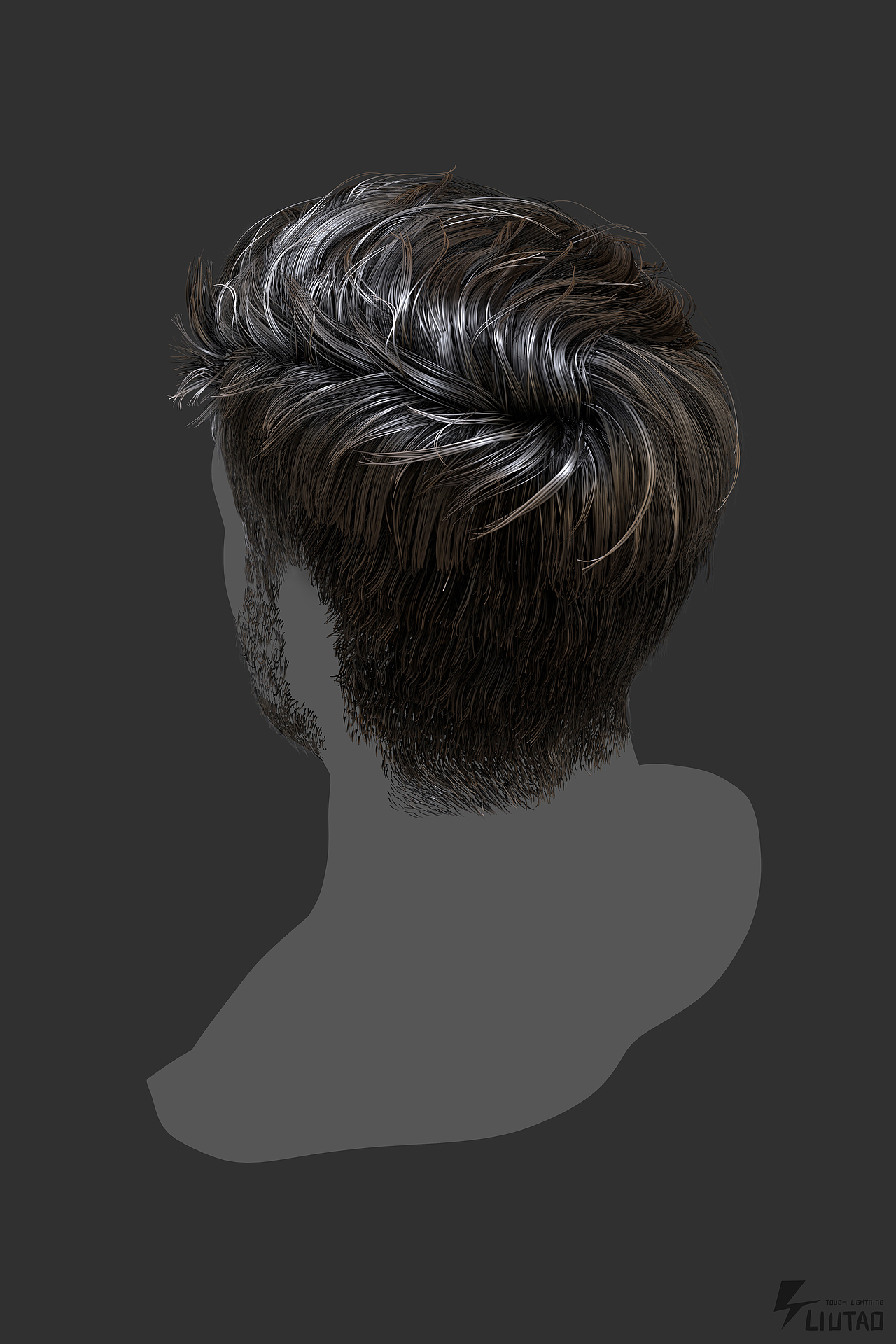 美式大背头（图ZMzg2MTQ4NzI0） - 人物/生物 - 站酷设计师在下六涛原创素材 - 站酷ZCOOL