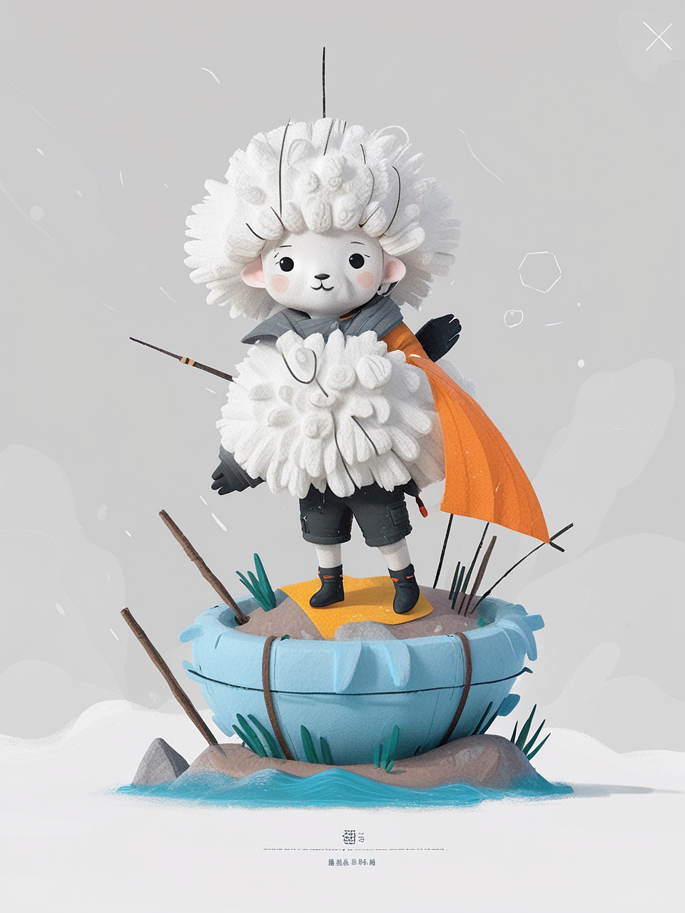 兰州羊皮筏子冒险家（图ZMzg2MTUxODUy） - AI作品 - 站酷设计师芳梅原创素材 - 站酷ZCOOL