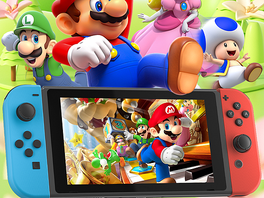 Nintendo掌上游戏机渲染作品