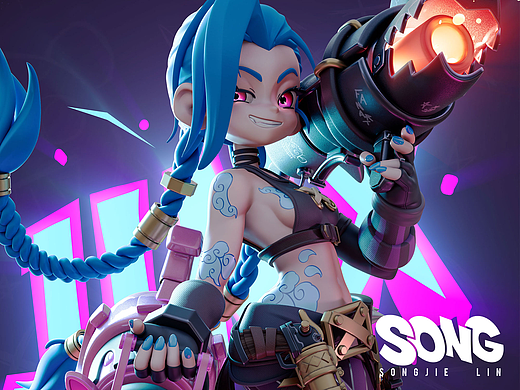 英雄联盟金克斯（jinx）