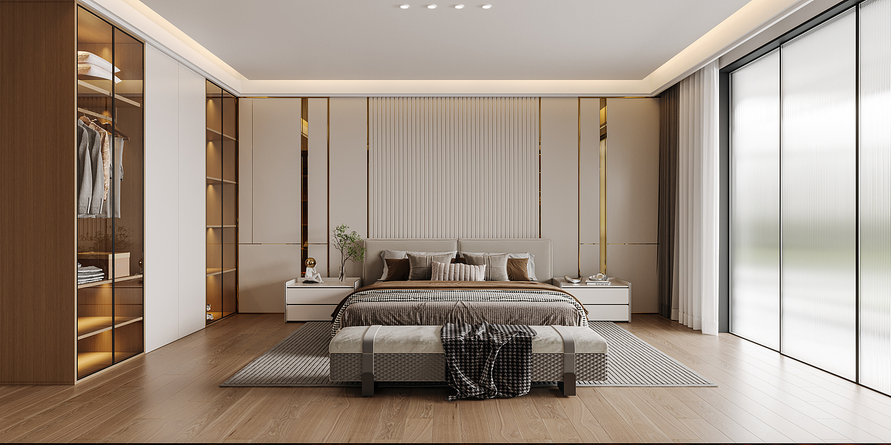 意式轻奢风家装效果表现