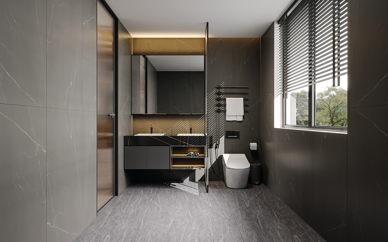 意式轻奢风家装效果表现