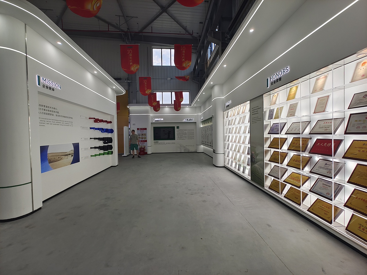 展厅设计 - 新材料企业周年庆（图ZMzg2MTYxMzA4） - 展陈设计 - 站酷设计师MMElsie原创素材 - 站酷ZCOOL