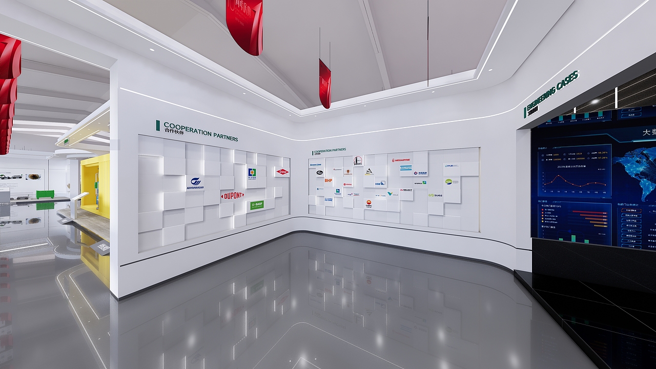 展厅设计 - 新材料企业周年庆（图ZMzg2MTYxMjcy） - 展陈设计 - 站酷设计师MMElsie原创素材 - 站酷ZCOOL
