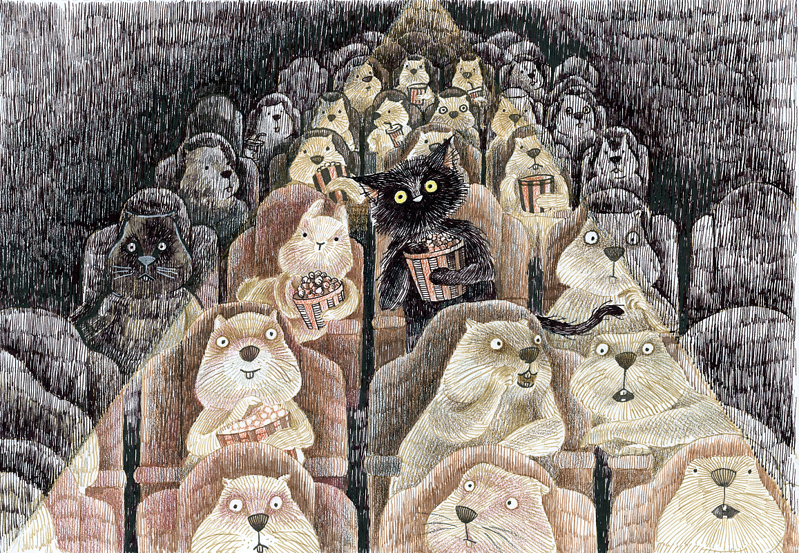 幸运黑猫的旅行故事（图ZMzg2MTcyOTM2） - 创作习作 - 站酷设计师墨言盒子原创素材 - 站酷ZCOOL