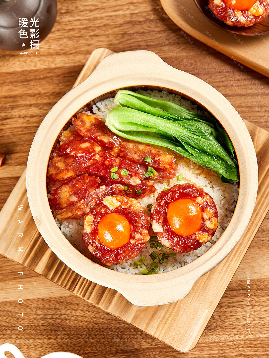 美食拍摄 广式腊味 凤凰盏