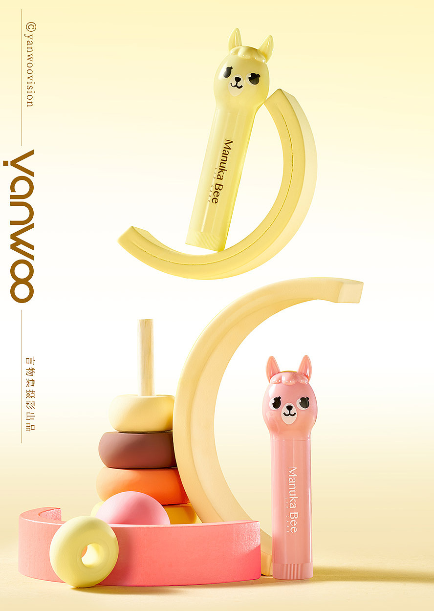 言物集 X 小蜜坊 | 儿童创意童趣润唇膏护肤品拍摄杭州
