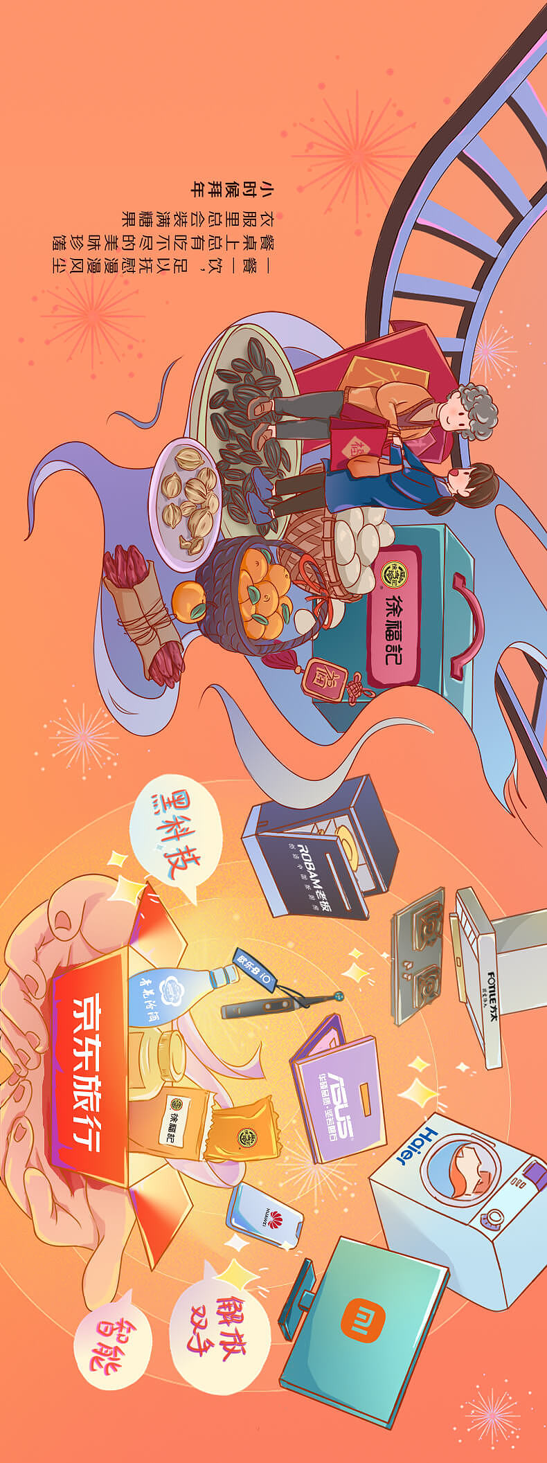 条漫设计 | 年俗之旅