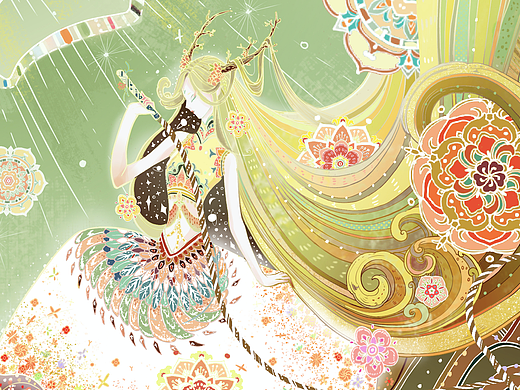 《不误春约，陌上花开》插画首发