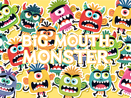 Big Mouth Monster-大嘴怪兽系列-原创卡通IP形象